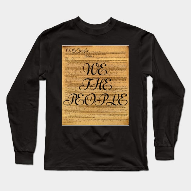We The People Long Sleeve T-Shirt by Claudia Williams Apparel